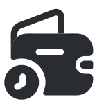 Empty Wallet Time SVG Icon